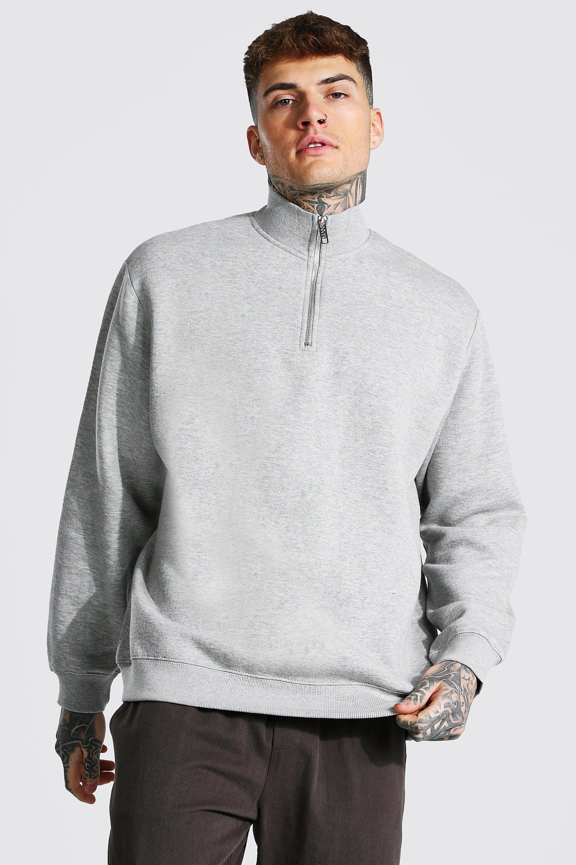 Oversized half 2024 zip fleece